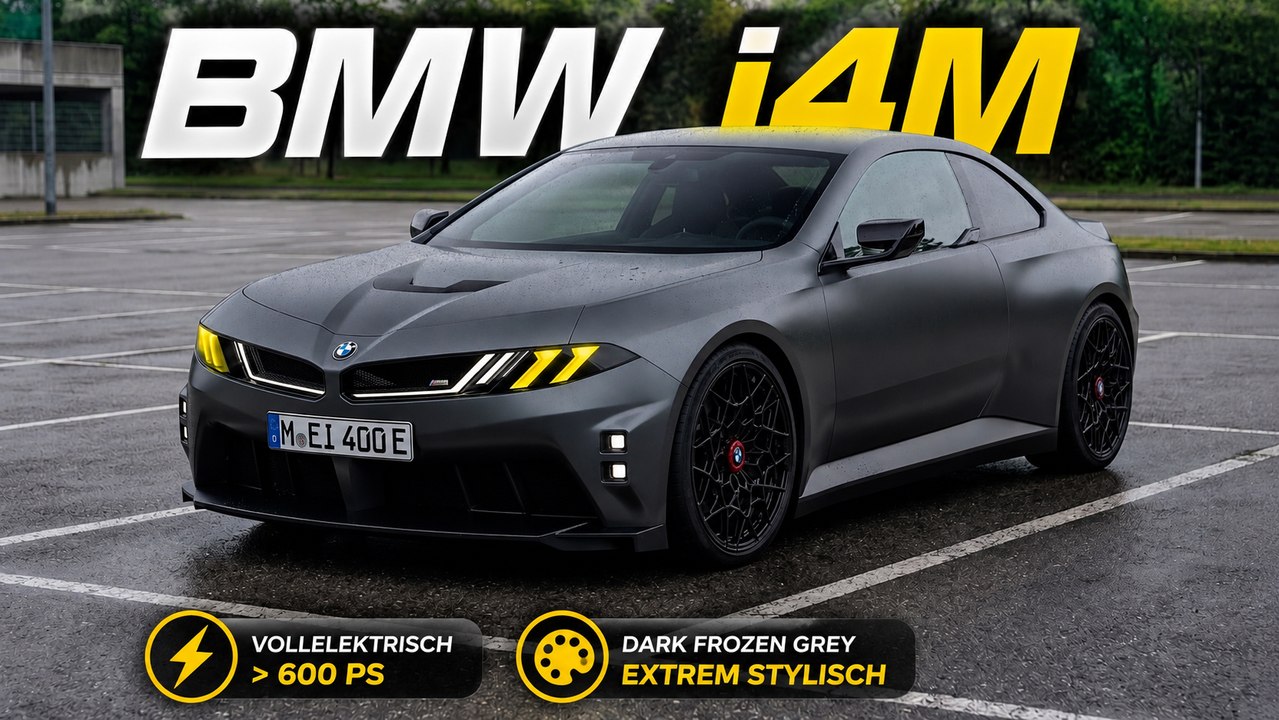 BMW i4M Rendering zeigt die mögliche Zukunft der M-Modelle