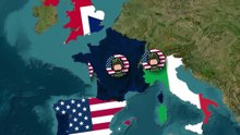 Что если США и Испания поменялись местами?