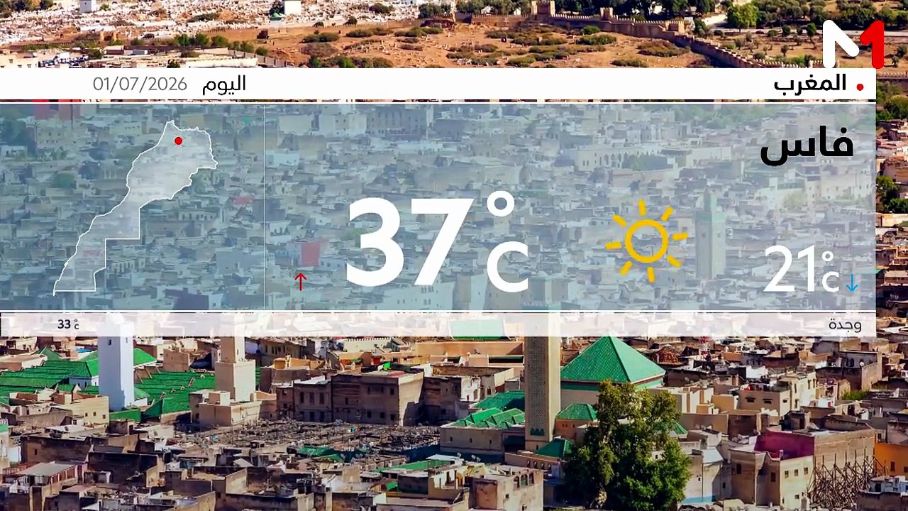 النشرة الجوية - 01/07/2026