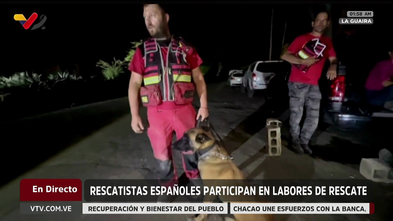 Más de 30 delegaciones de países hermanos están apoyando las labores de rescate y búsqueda en Venezuela