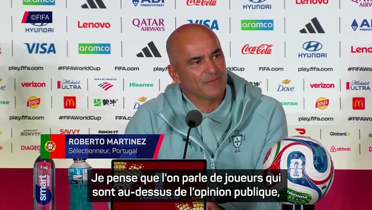 Martinez : “Cristiano Ronaldo et Modrić, des icônes du football”