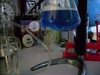 Récupération du gaz présent dans un comprimé