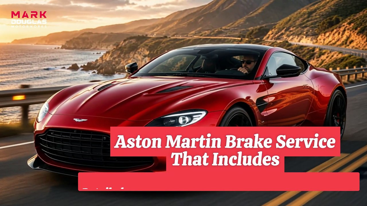 Aston Martin Brake Service That Includes Detailed Inspection and Brake Component Replacement