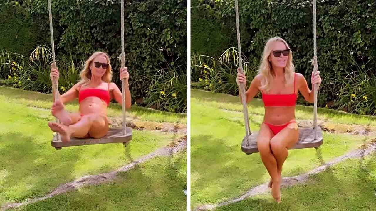Amanda Holden juhlistaa aurinkoista päivää ystävien kanssa Instagram-julkaisussa