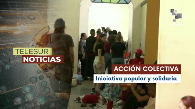 Voluntarios se movilizan en la organización y clasificación de donaciones