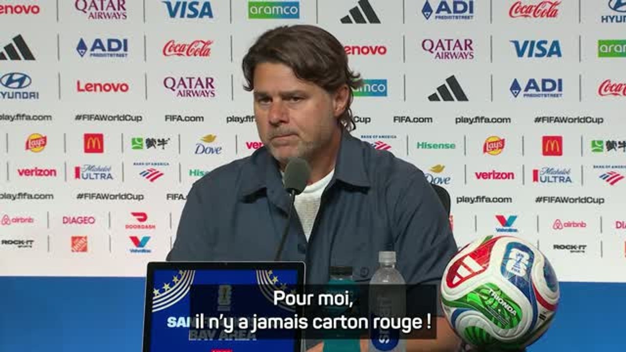 États-Unis - Pochettino : "Il n’y a jamais carton rouge !"