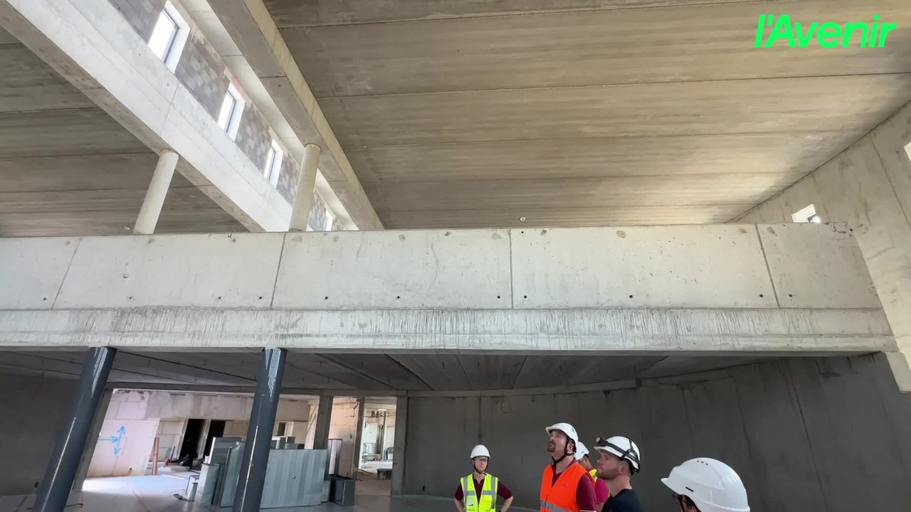 Sur le chantier de l'École des sports de Mouscron, dans les pas de SPIE