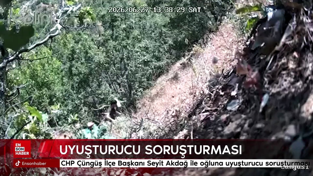 CHP Çüngüş İlçe Başkanı Seyit Akdağ ile oğluna uyuşturucu soruşturması