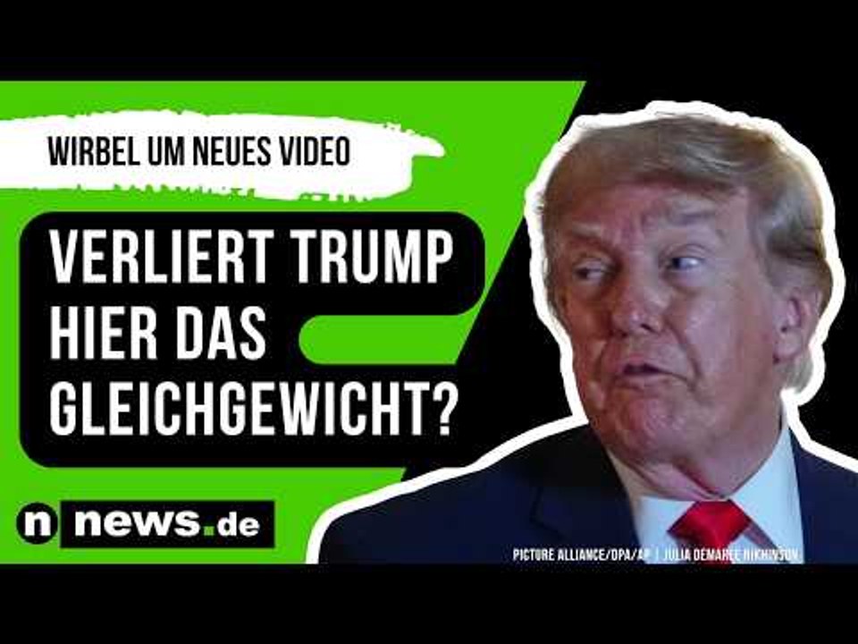 Wirbel um neues Video - verliert US-Präsident hier das Gleichgewicht?
