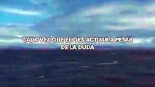 Tu fortaleza crece cada vez que resistes.