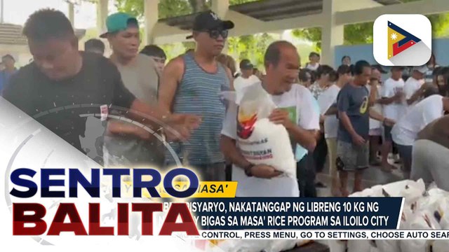 42K na mga benepisyaryo, nakatanggap ng libreng 10 kg ng bigas sa ilalim ng 'Bigay Bigas sa Masa' Rice Program sa Iloilo City | ulat ni Merianne Grace Ereñeta - Radyo Pilipinas - Iloilo