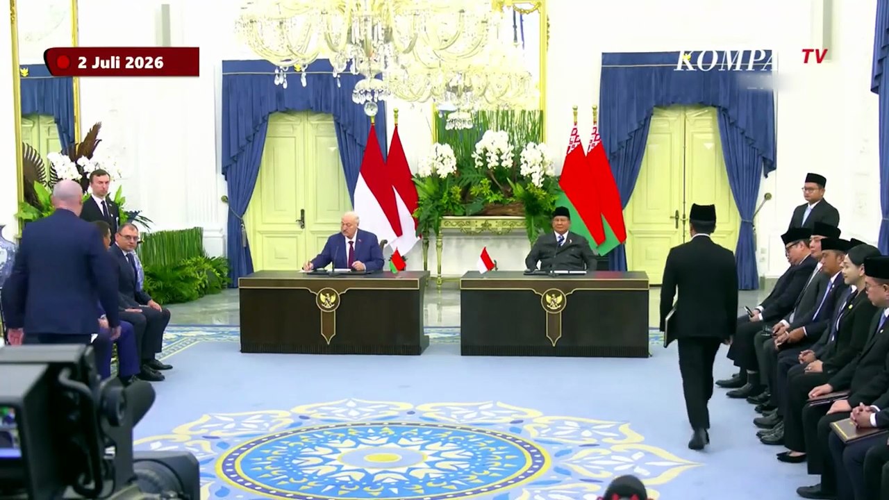 [FULL] Pernyataan Bersama Presiden Prabowo & Presiden Belarus usai Pertemuan di Jakarta