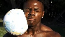 Different balls hit.my face