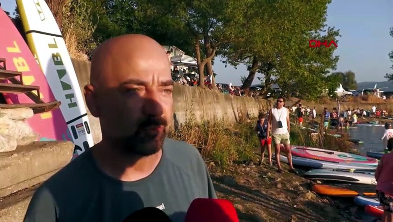 700 kişi sırada bekliyor! Sapanca Gölü'nde yeni trend: SUP