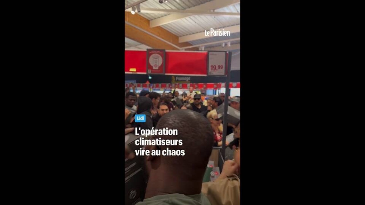 « Des gens se faisaient écraser », ruée sur les climatiseurs de Lidl