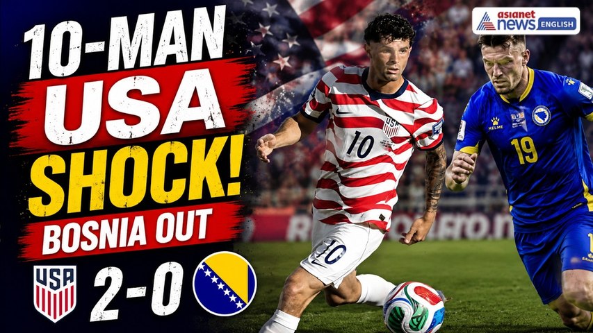 USA vs Bosnia Highlights: 10-Man USA March Into Round of 16 | FIFA World Cup 2026 | Football News