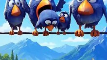 He literally threw up a whole family! 💀 #talkingbirds