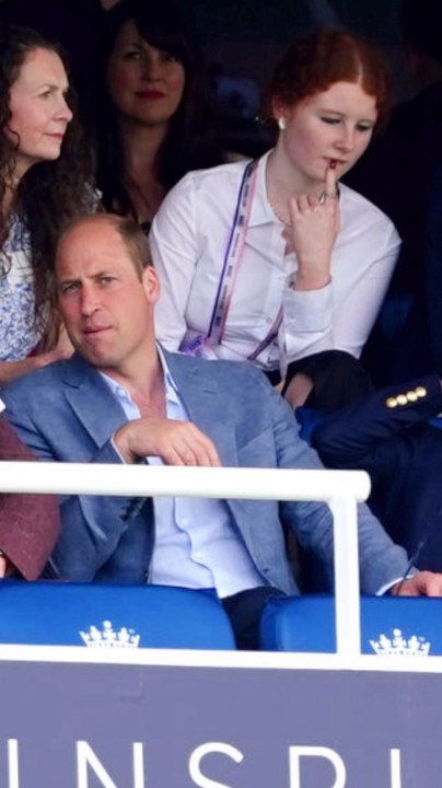 Prince William and Prince George enjoy a surprise father-and-son day at England v Australia Ashes