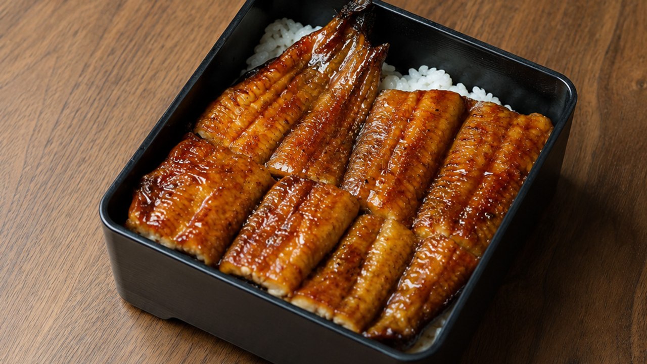 Homemade Unagi Don With Glossy Eel 🍱