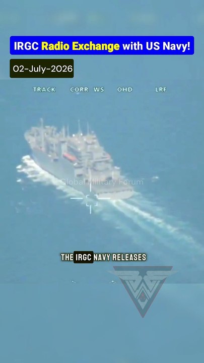 IRGC Radio Warning to US Navy Destroyer