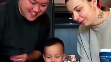 Their kid refused his medicine. So they ate it all themselves 🥺❤️