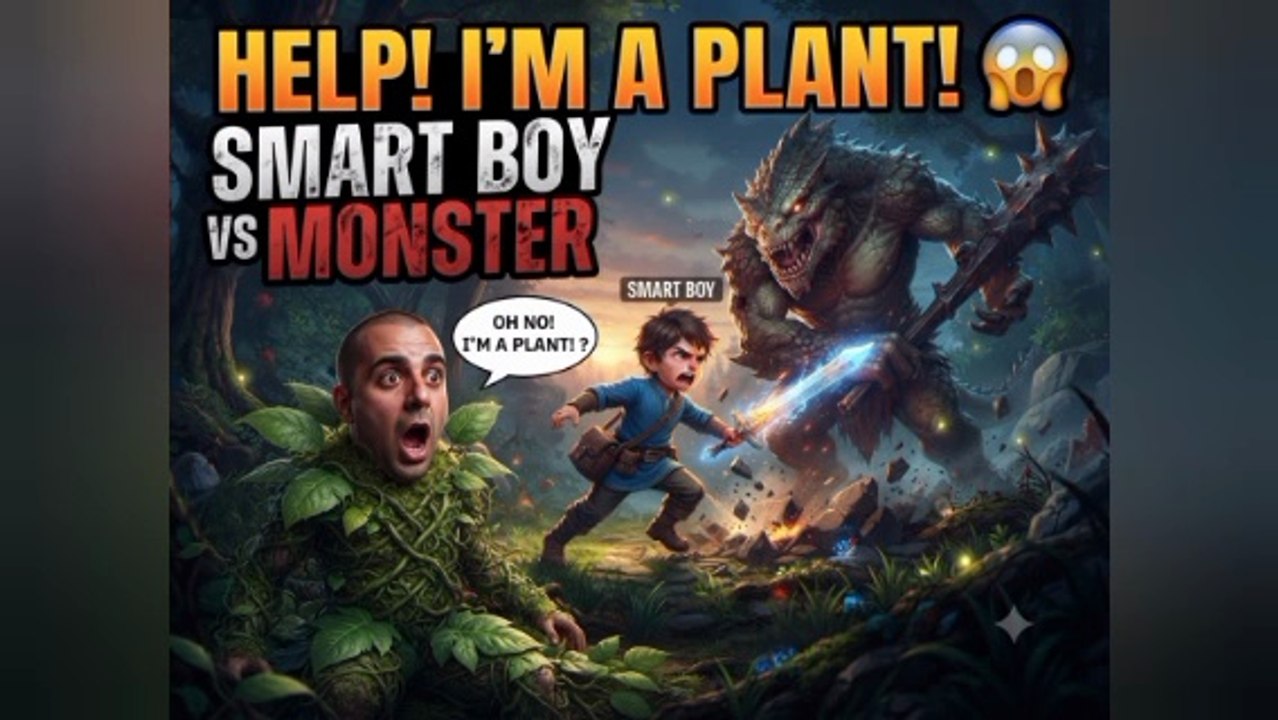 "Help! I’m Trapped in Plant vs Monster! 🌿👾"
