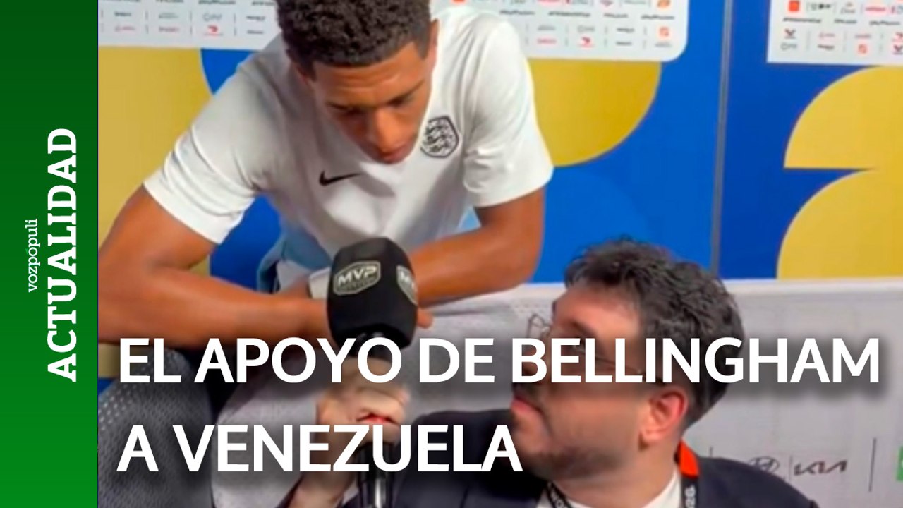 El emotivo gesto de Jude Bellingham con Venezuela tras el triunfo de Inglaterra que emociona al mundo