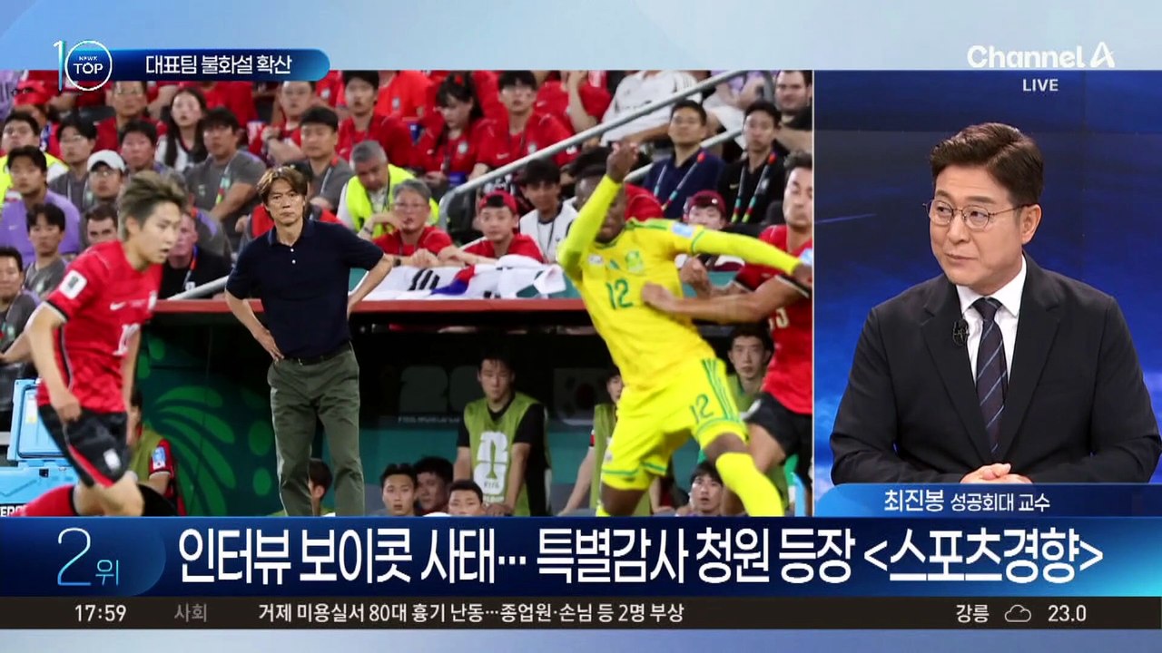 홍명보, 손흥민·이재성 인터뷰 보이콧에 선발 제외?