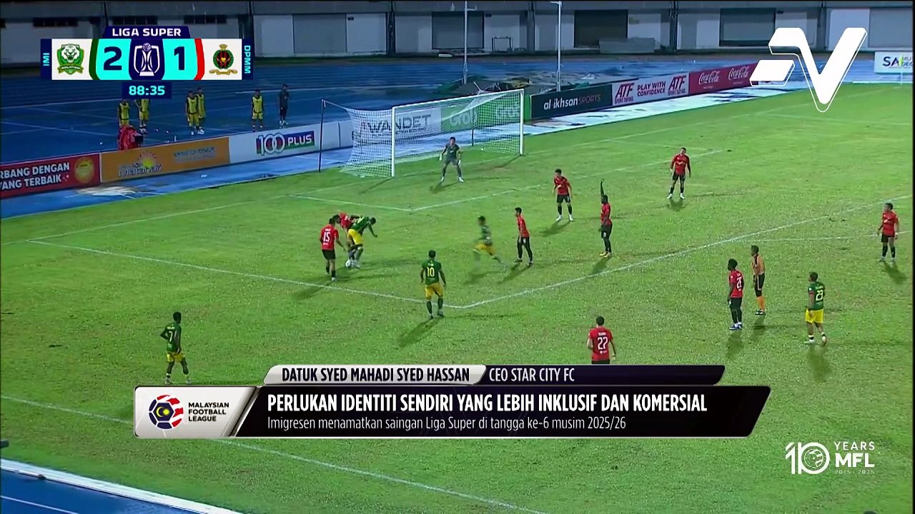 Penjenamaan Imigresen FC ke Star City FC untuk cabar saingan Liga Super musim depan