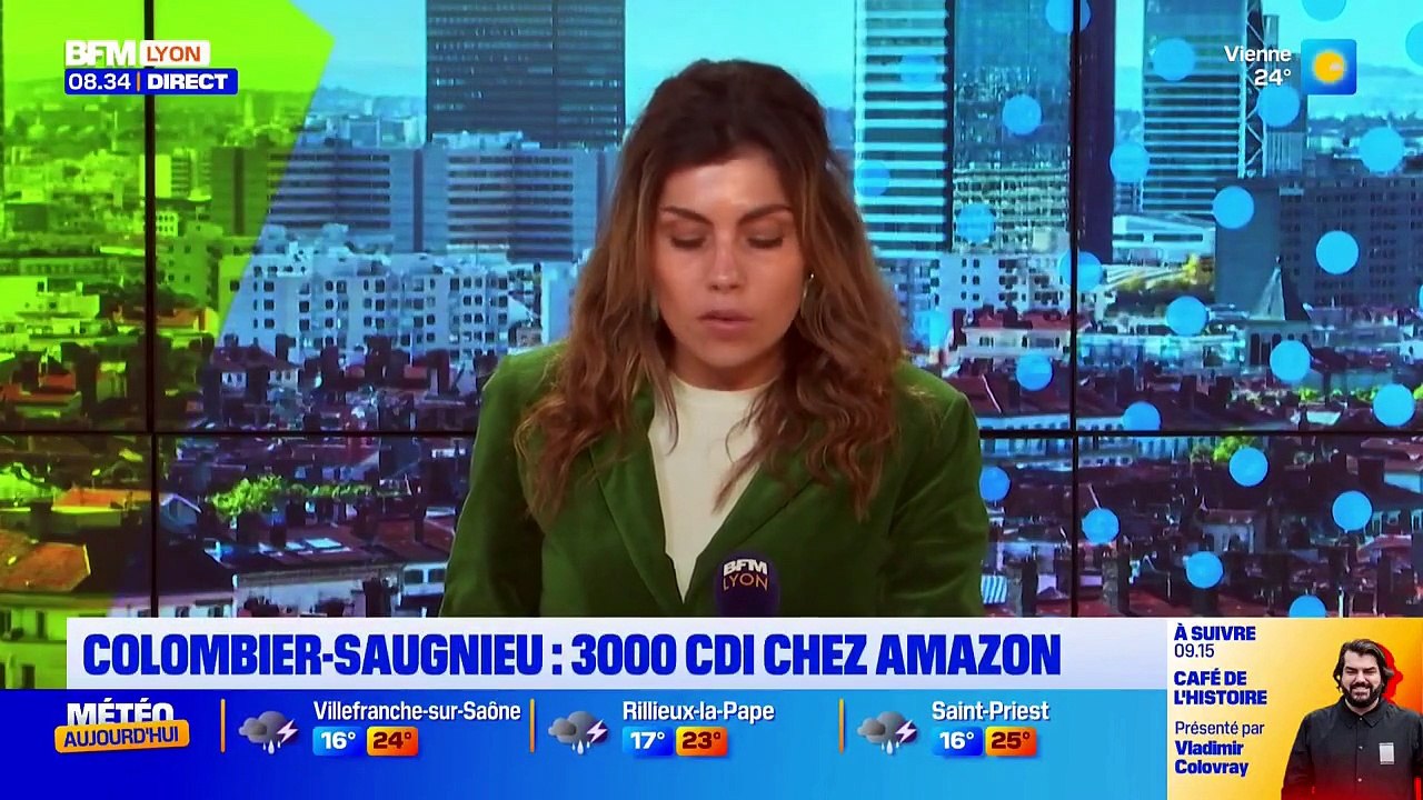 Amazon inaugure un nouveau centre de distribution près de Lyon, l'un des plus grands en France, avec 3.000 emplois promis d'ici fin 2027