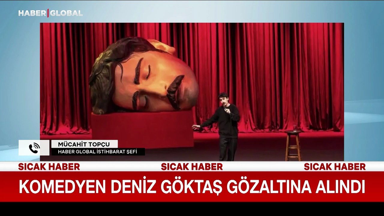 Komedyen Deniz Göktaş gözaltına alındı