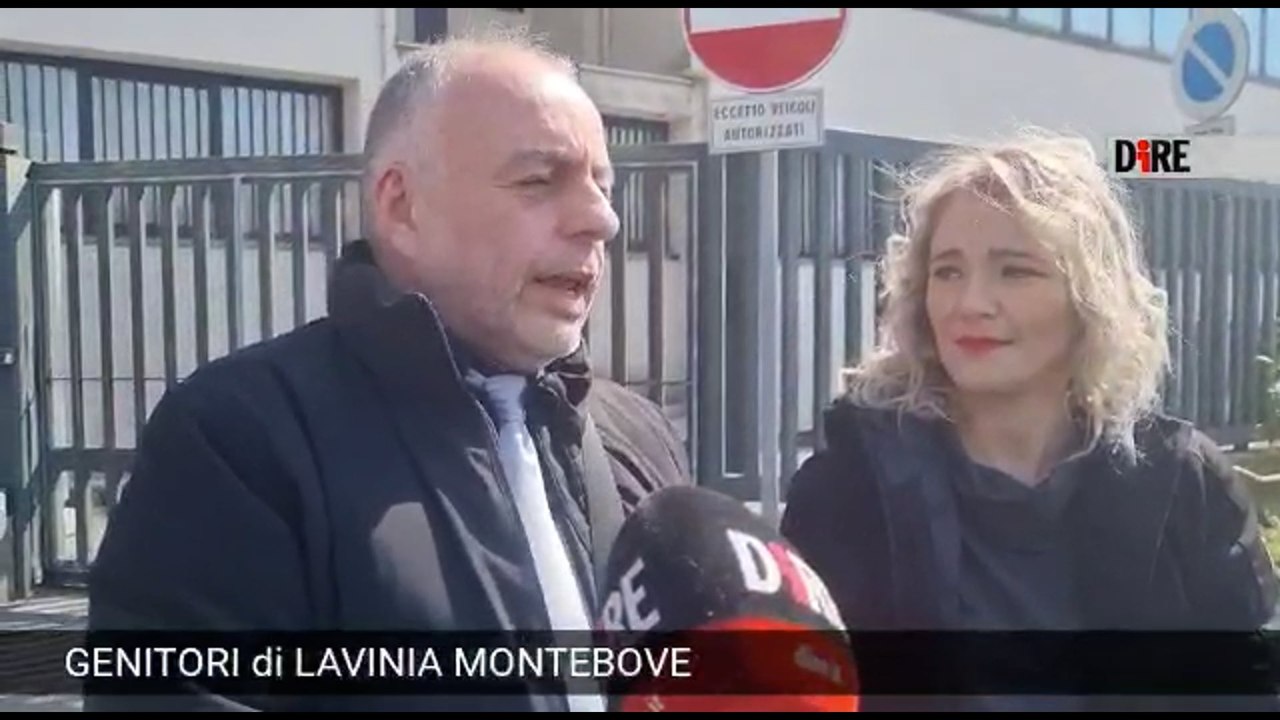 Velletri, i genitori della piccola Lavinia prima dell'inizio del processo