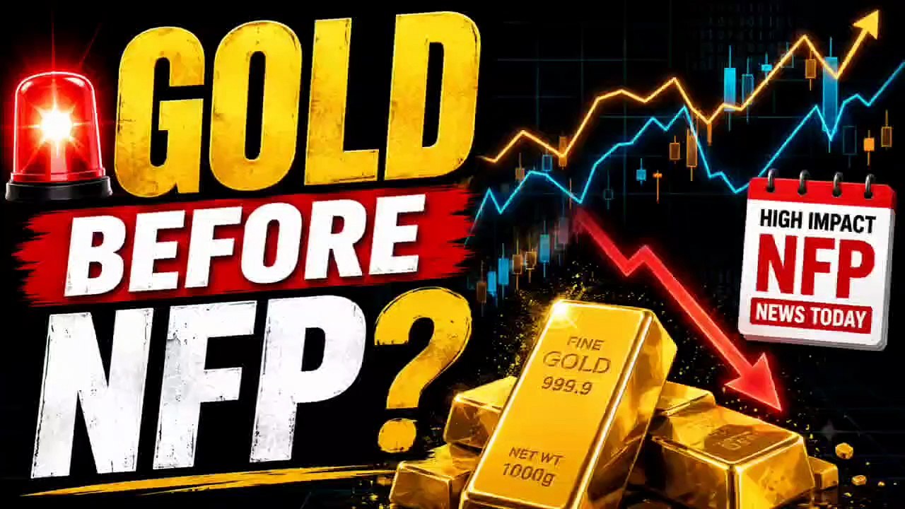 Gold Analysis Before NFP | Retail Sentiment, DXY & Institutional Market Breakdown | XAUUSD Forecast