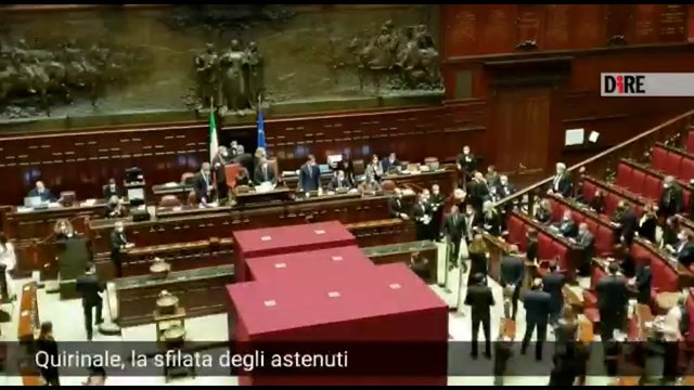 Quirinale, i senatori Pd-M5S-Leu sfilano davanti alla presidenza senza votare
