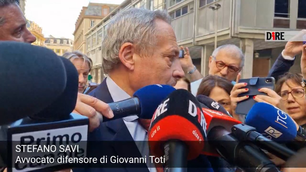 Parla l'avvocato di Toti, Stefano Savi: "Chiederemo interrogatorio per la prossima settimana"
