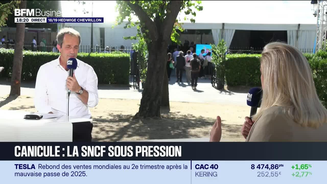 Christophe Fanichet (SNCF Voyageurs) : canicule, la SNCF sous pression - 02/07