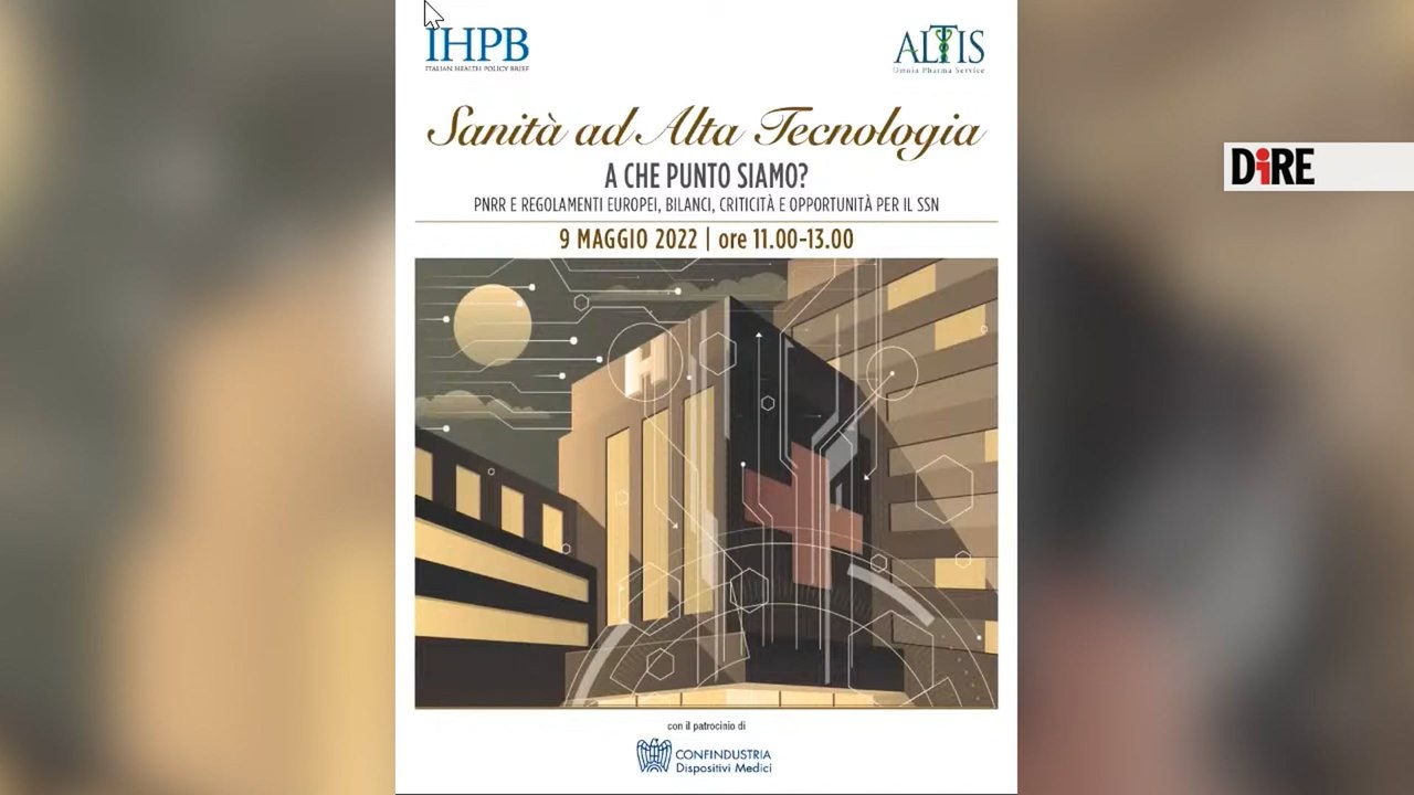 Esperti a confronto sull’alta tecnologia per il rinnovamento del Sistema sanitario nazionale