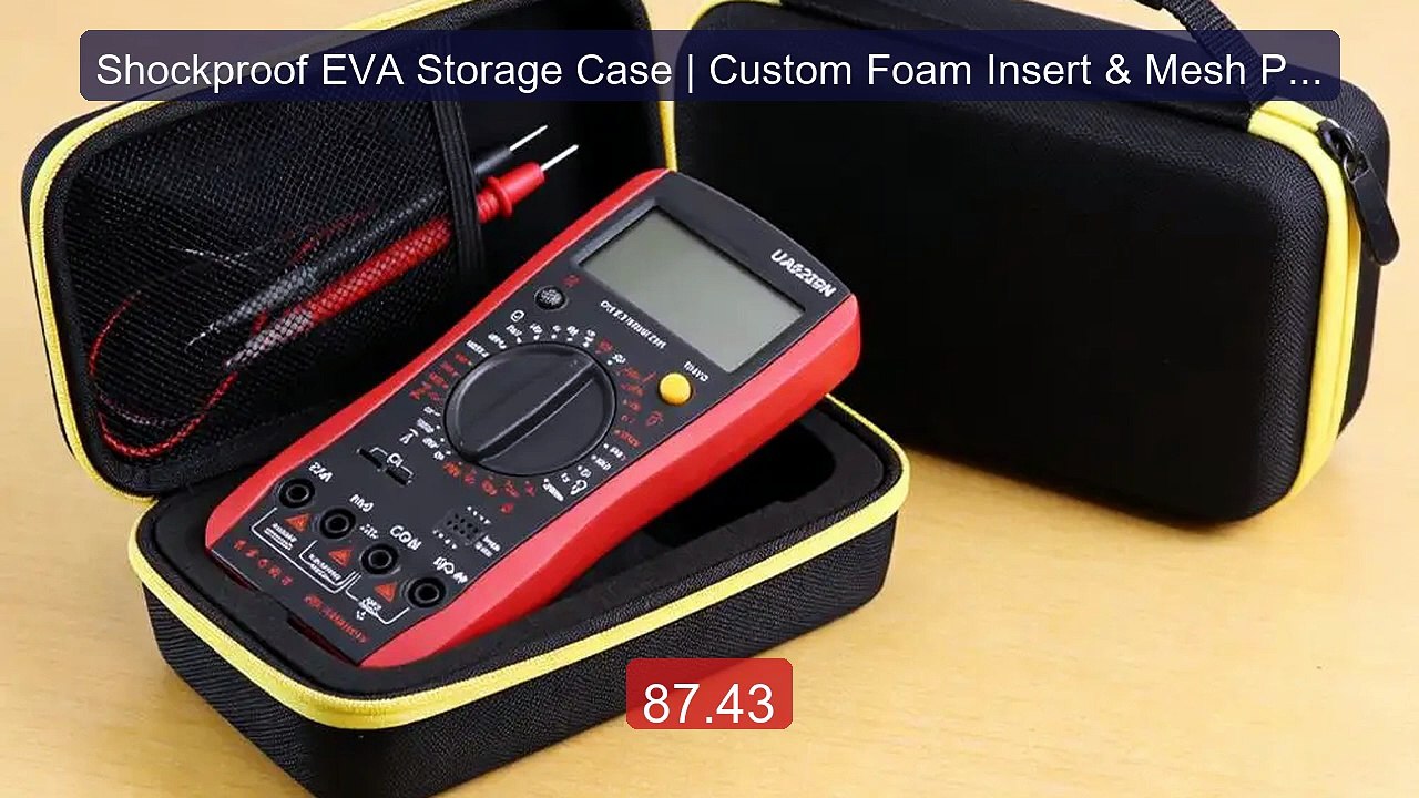 Shockproof EVA Storage Case | Custom Foam Insert & Mesh Poc... -- Top Pick 2026 | Unbeatable Price!