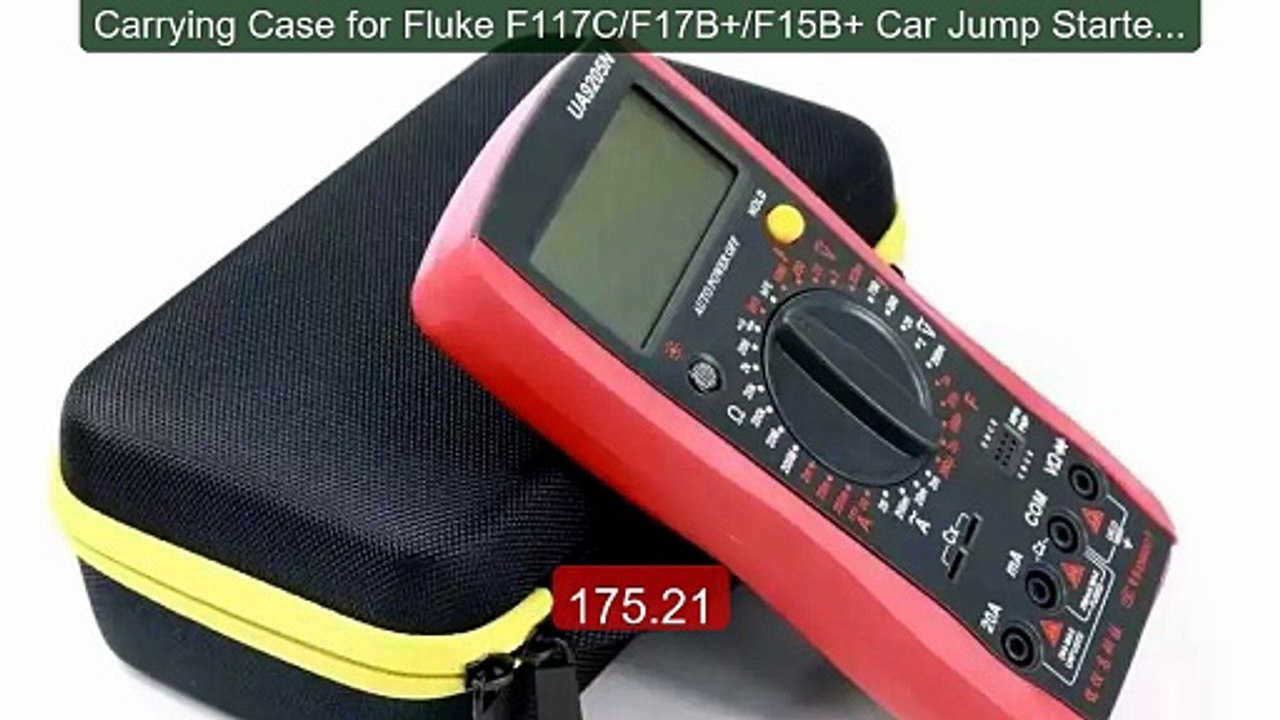 Carrying Case for Fluke F117C/F17B+/F15B+ Car Jump Starter Battery ... -- Top Rated 2026 | Buy Now!