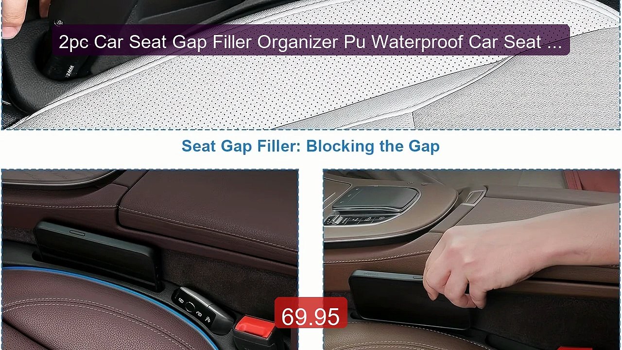 2pc Car Seat Gap Filler Organizer Pu Waterproof Car Seat Gap Plug ... -- Best Deal 2026 | Shop Now!