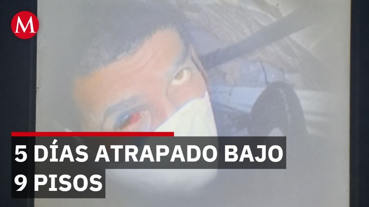 Hernán Gil lleva 5 días atrapado bajo 9 pisos pero mantiene buen ánimo pidiendo bebidas