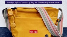 Ultra-light Nylon Crossbody Bag for Women Adjustable Wide Stra... -- Best Buy 2026 | Great Quality!