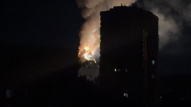 Caótica noche en Kiev tras el ataque masivo ruso con misiles y drones