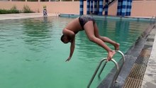 Dive deep water swimming
