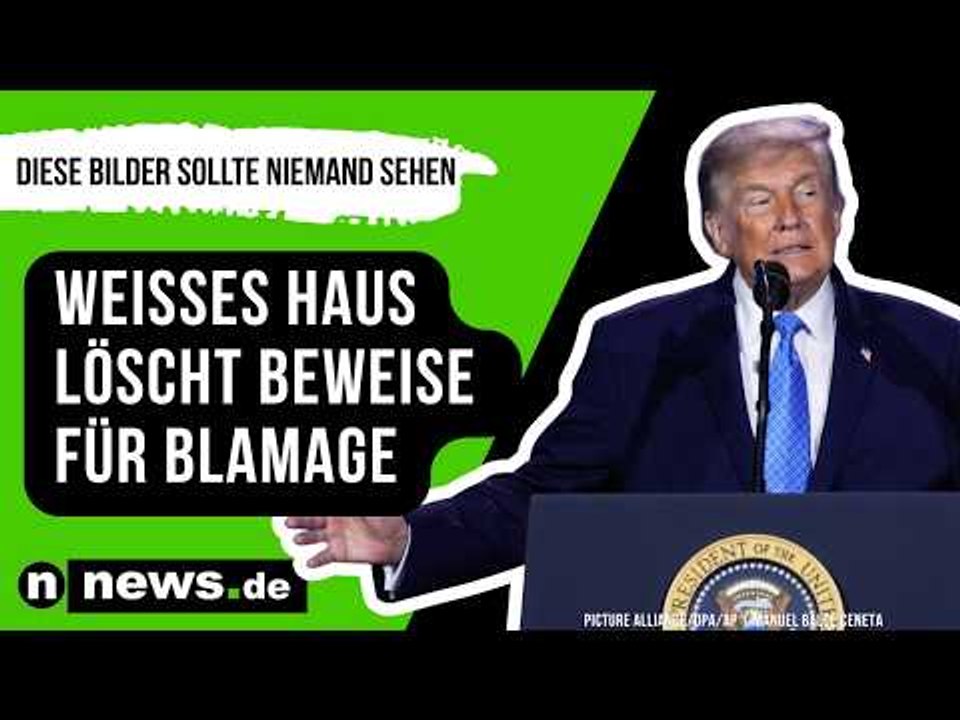 Weißes Haus löscht Beweise für Blamage - diese Bilder sollte niemand sehen