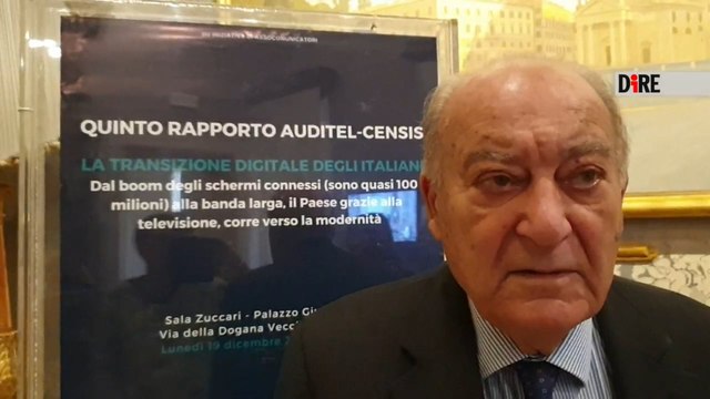 Quinto Rapporto Auditel-Censis, intervista a Giuseppe De Rita (presidente del Censis)