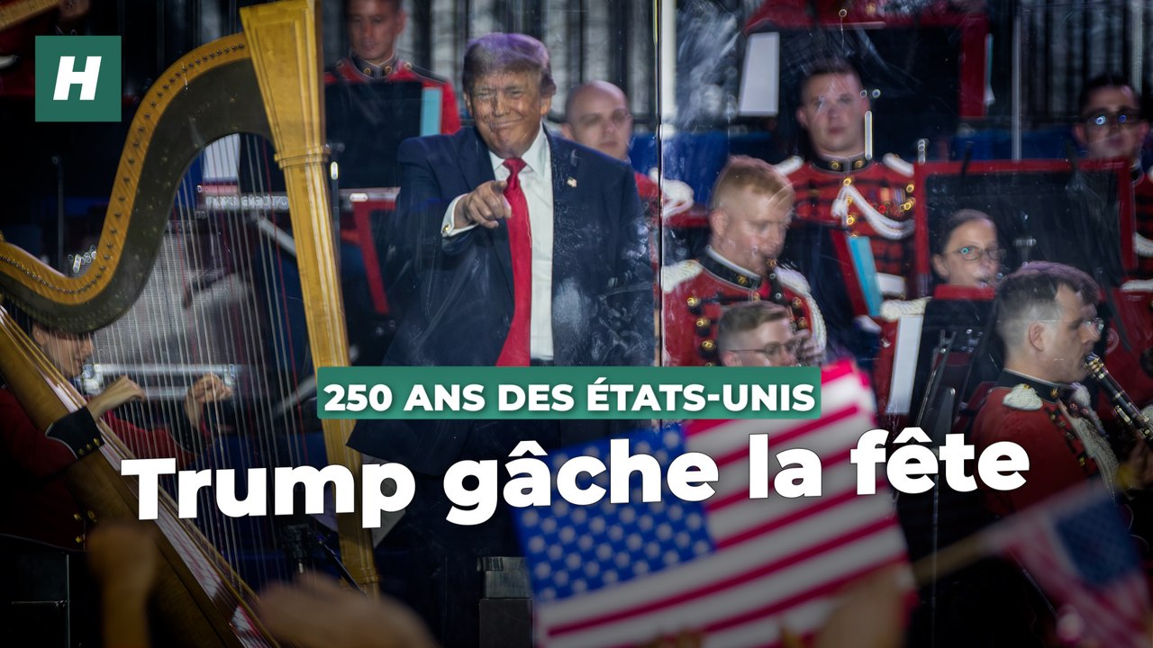 Donald Trump fait des 250 ans de l'indépendance des États-Unis une autocélébration