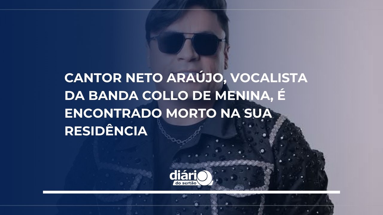 Cantor Neto Araújo, vocalista da banda Collo de Menina, é encontrado morto na sua residência