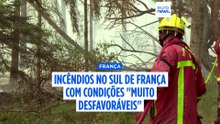 Incêndios no sul de França com condições "muito desfavoráveis"