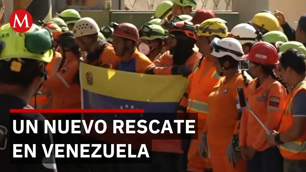 Hernán Alberto Gil Flores rescatado tras sobrevivir 90 horas bajo escombros en Venezuela